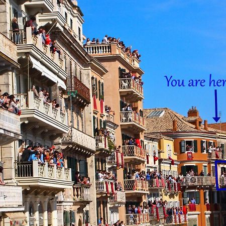 Ideally Situated Corfu Old Town Apartment Eksteriør bilde