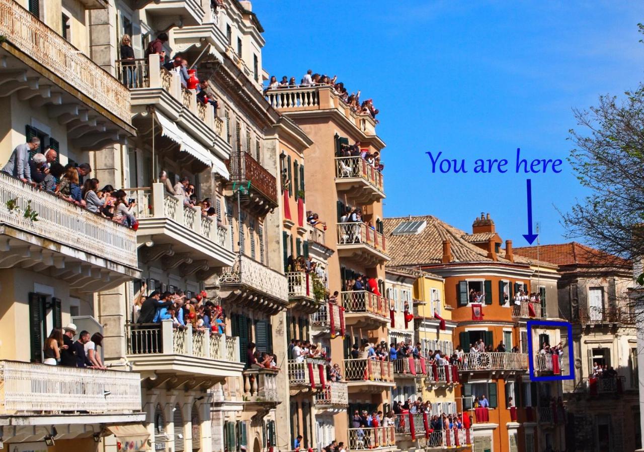 Ideally Situated Corfu Old Town Apartment Eksteriør bilde